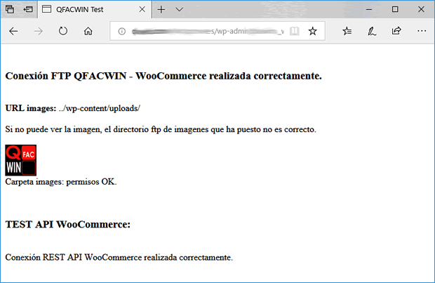 woocommerce configurar conector test de conexion